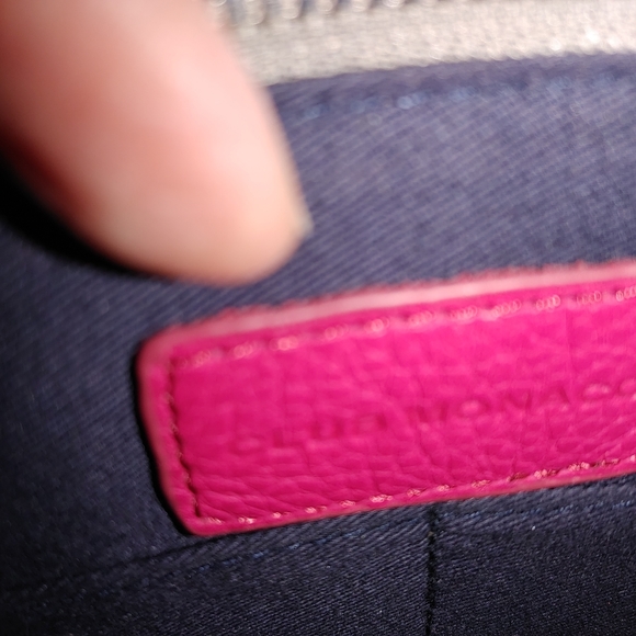 Club Monaco Silver Leather Pouch Clutch - Picture 3 of 5